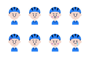 自転車競技のアイコンセット