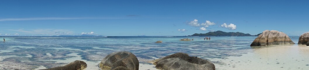 tropical seychelles island