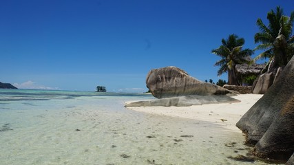 tropical seychelles island