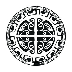 Maori Tattoo Design Pattern