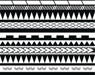 Maori Tattoo Design Pattern