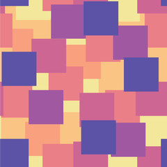 Geometric seamless repeating pattern of squaers