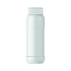 white plastic bottle