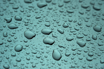 Abstract Background of raindrop early morning after heavy  rain