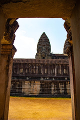 A beautiful view of Angkor Wat temple at Siem Reap, Cambodia.