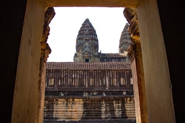 A beautiful view of Angkor Wat temple at Siem Reap, Cambodia.