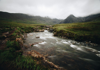 Fairy pools on isle of skye