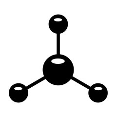 Atom icon vector , atom symbols.