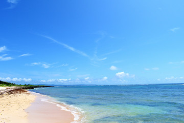 伊計島のビーチ／沖縄県
