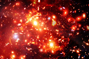 Galaxy, nebula and gas. The elements of this image furnished by NASA.