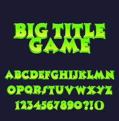 Cartoon Game Font - Developing Mobile Games