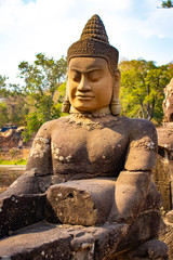A beautiful view of Angkor Wat temple at Siem Reap, Cambodia.