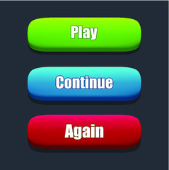 Mobile Game Buttons GUI Kit for Developers