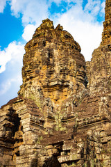 A beautiful view of Angkor Wat temple and nature at Siem Reap, Cambodia.