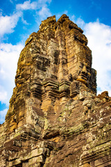 A beautiful view of Angkor Wat temple and nature at Siem Reap, Cambodia.