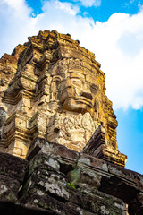 A beautiful view of Angkor Wat temple and nature at Siem Reap, Cambodia.