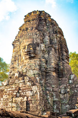 Fototapeta premium Piękny widok na świątynię Bayon w Siem Reap w Kambodży.
