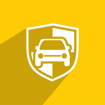 insurance car icon , automobile security icon