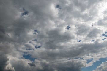 Nature background. Blue sky background with clouds