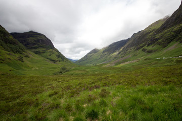 Fototapeta na wymiar Glen Coe in Scotland