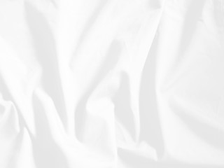Fototapeta premium Soft focus white fabric texture for background.