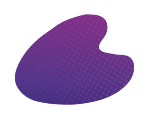 purple abstract figure background icon