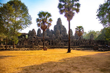 A beautiful view of Angkor Wat temple at Siem Reap, Cambodia.