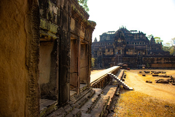 A beautiful view of Angkor Wat temple at Siem Reap, Cambodia.