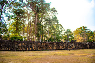 A beautiful view of Angkor Wat temple at Siem Reap, Cambodia.