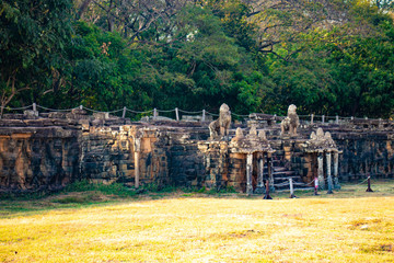 A beautiful view of Angkor Wat temple at Siem Reap, Cambodia.