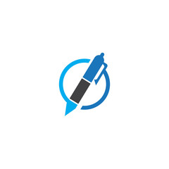 Pen Logo Template vector symbol