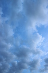 Fototapeta premium dark cloud almost night evening time 