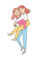LGBT Lesbian family concept., LGBT woman Couple