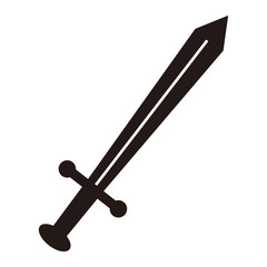 Sword icon vector illustration sign