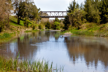 Bridge in the Hunter Valley town of Singleton in New South Wales, Australia