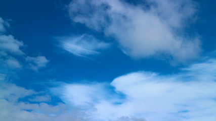 blue sky with clouds