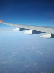 Obraz premium view from airplane window