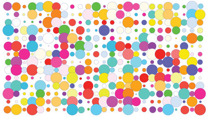seamless pattern with colorful balloons