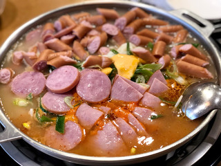 South Korea Spicy Sausage Stew