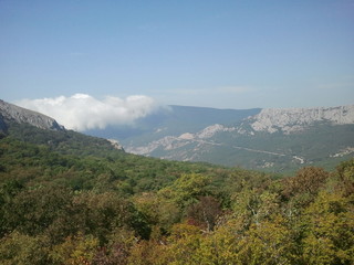 view from the mountain