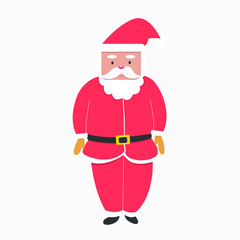 Christmas character Santa Claus. Santa Claus. Cartoon vector illustration.