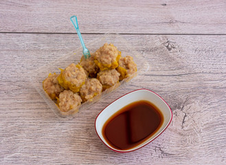 Kanom Jeeb or Pork Dumplings