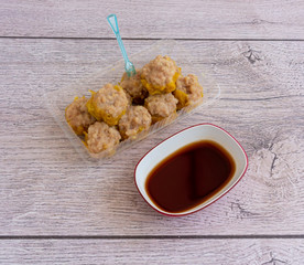 Kanom Jeeb or Pork Dumplings