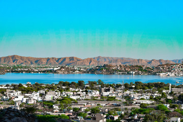 Beautiful city view of rajasthan