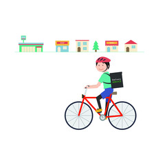 DELIVERY SERVICE, town, bicycle, man, eats