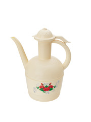 beautiful plastic carafe for drinks with a pattern