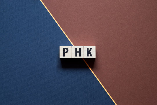 PHK word concept on cubes