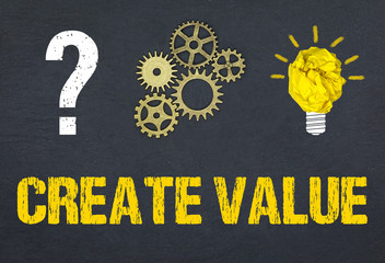 Obraz premium Create Value