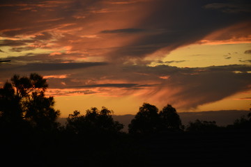 Fototapeta na wymiar Sky at sunset