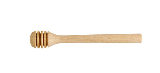 wooden spoon isolated on white background